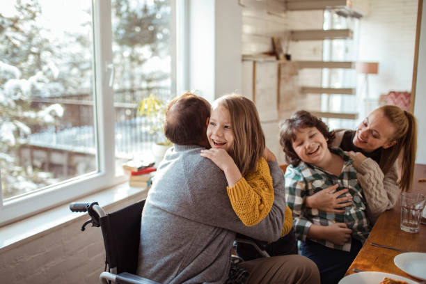 istock Cozy Family having a Meal 1206767739