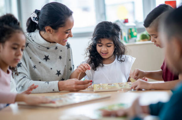istock A Group Effort at Daycare stock photo 1206767793