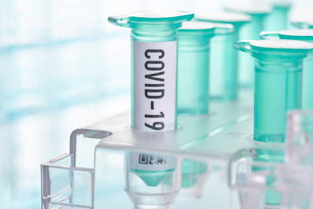 istock Corona virus: vial with corona virus,  covid-19 1206767886