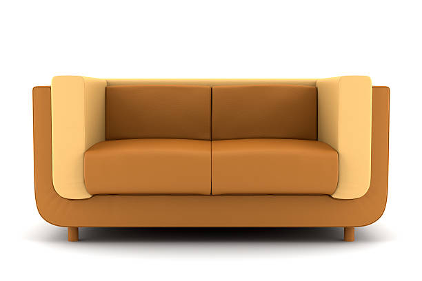 istock orange leather couch isolated on white background with clipping path 120677114