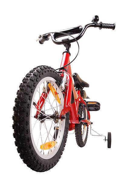 istock New red children's bike isolated 120677185