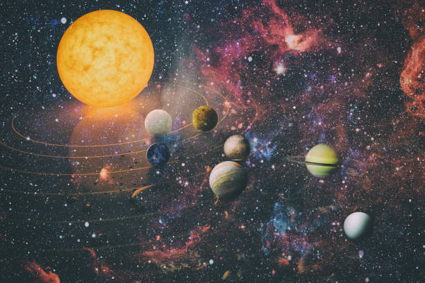 istock Solar system planet, comet, sun and star. Sun, mercury, Venus, planet earth, Mars, Jupiter, Saturn, Uranus, Neptune. Elements of this image furnished by NASA. 1206773338