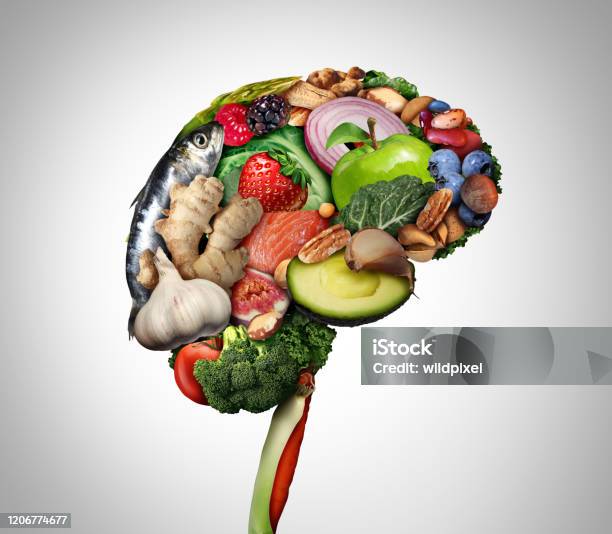 Healthy Brain Food Stock Photo - Download Image Now - Brain, Food, Healthy Eating