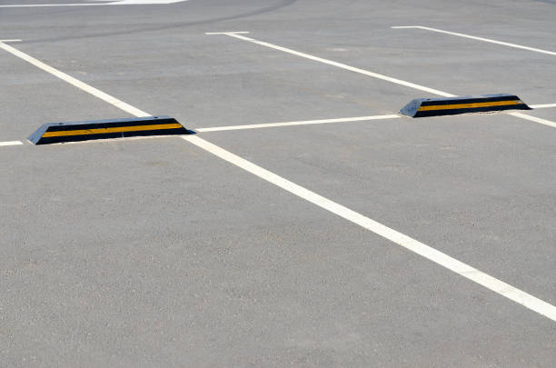 istock Road marking of parking spaces 1206775698