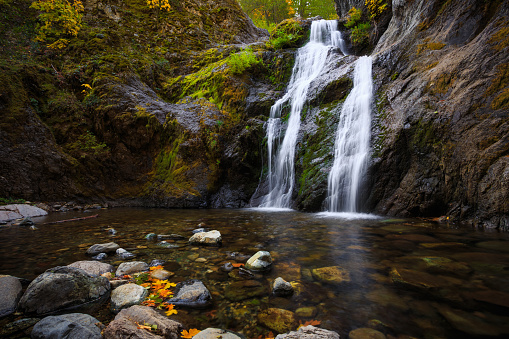 Faery Falls in Shasta-Trinity National Forest in Northern California