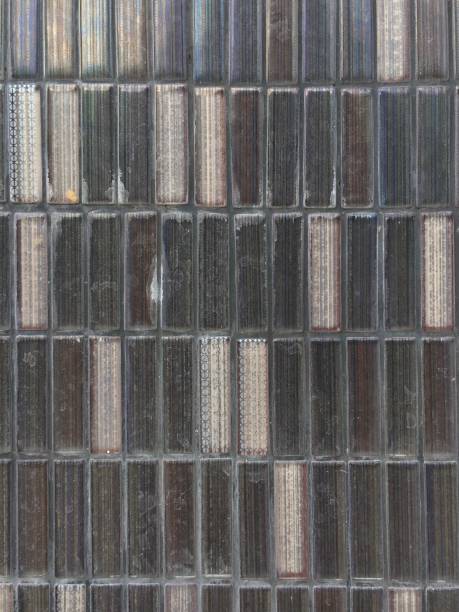 istock background, mosaic texture, small gray and black tiles 1206776869