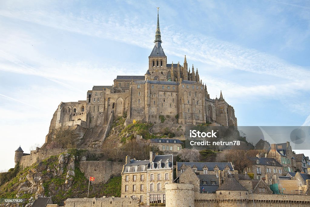 Le Mont Saint-Michel - Zbiór zdjęć royalty-free (Architektura)