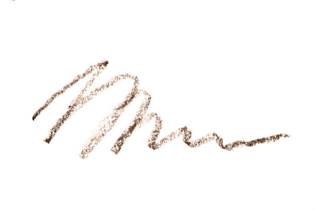 istock Eye liner pencil stroke on white background 1206787600