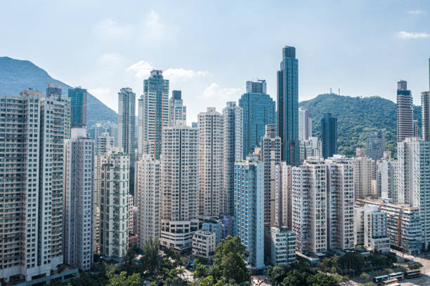 istock Residential area in Hong Kong 1206788247