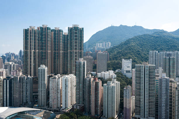 istock Residential area in Hong Kong 1206788254