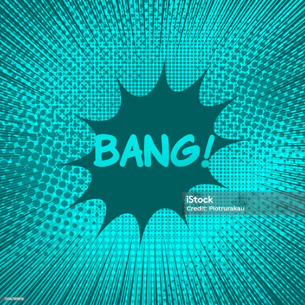 Burst Rays Comic Comic Burst Concept Stock Illustration - Download Image Now - Abstract ...