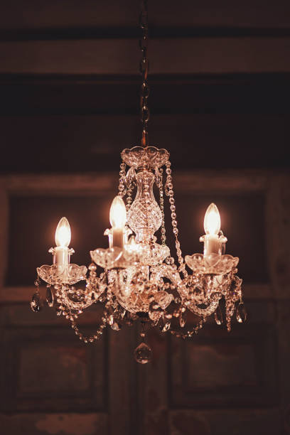 istock Crystal chandelier lamp 1206793574