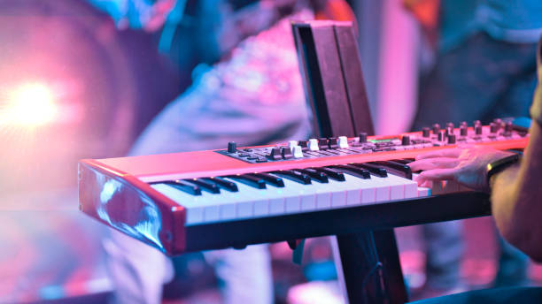 istock Musicians are playing music on a stage 1206794270
