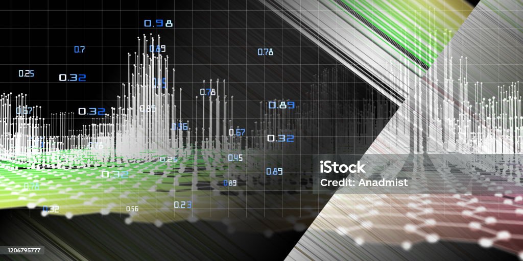 Visualization Technology 3d Illustration Visualization Of Data Analytics And Technology ...