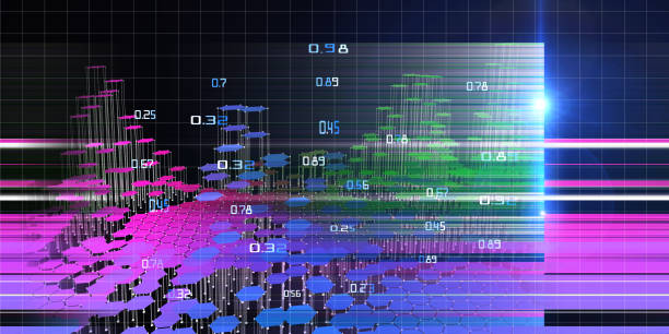 istock Abstract hexagon concept of data analytics and technology 3d infographic.  Business and finance analytics representation.  Big data.   Futuristic background for science visual information. 1206795789