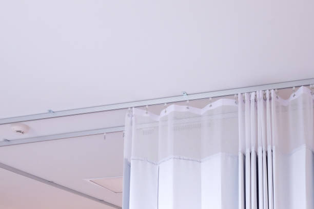 istock Curtains in the hospital room 1206802065