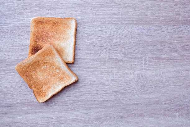 istock Toast on a wooden table 1206802164