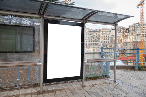 istock Blank billboard in the street 1206807970