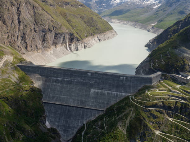 istock aerial view of Grande Dixence Dam 1206809436
