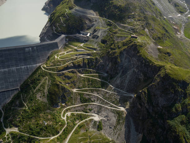 istock aerial view of Grande Dixence Dam 1206809437