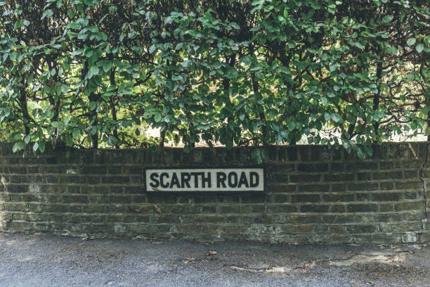 istock Scarth Road name sign, Barnes, London, UK 1206811243
