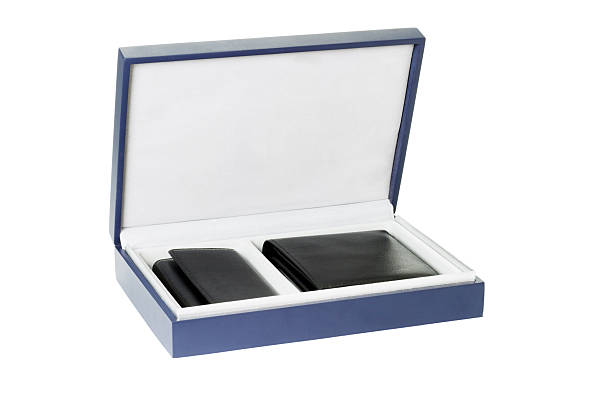 istock New wallet and key case in gift box 120681350