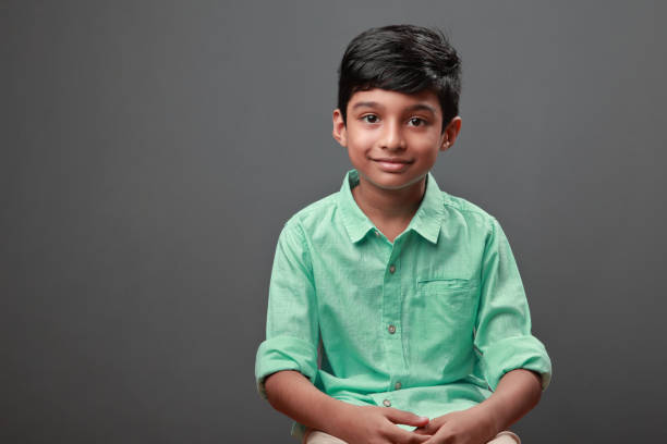 istock Portrait of a smart little boy 1206816866