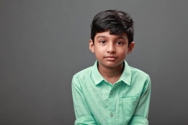 istock Portrait of a smart little boy 1206816881
