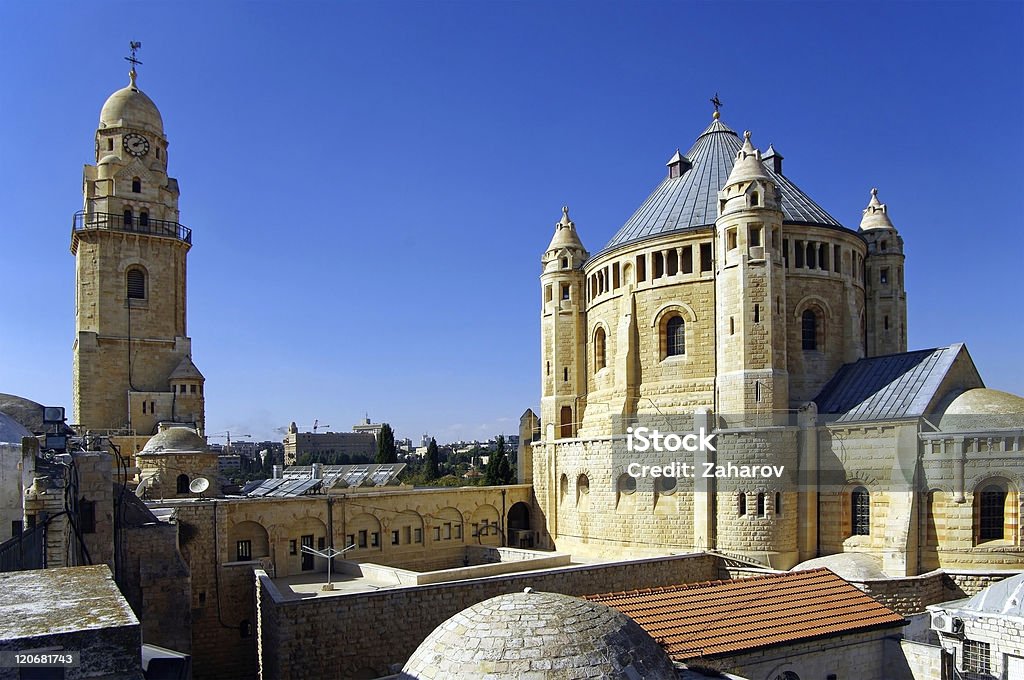 Dormition Abbey, Jerozolima, Izrael. - Zbiór zdjęć royalty-free (Azja Zachodnia)
