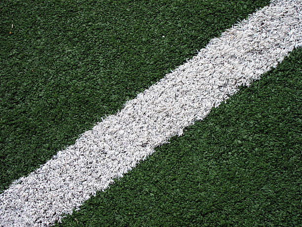 Tennis Court Line stock photo