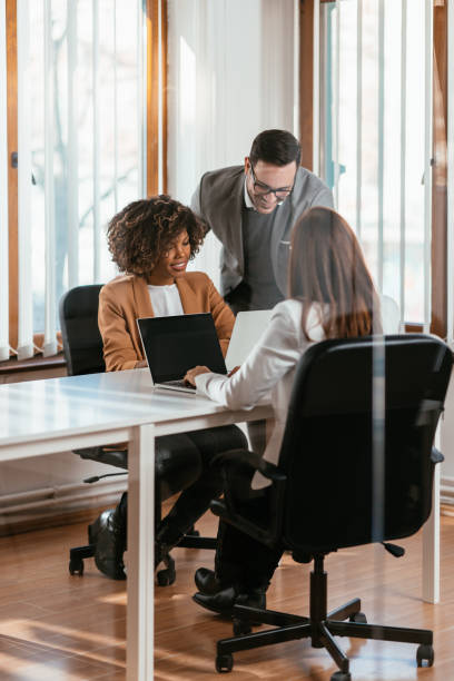 istock Businessteam working together on the project 1206820855