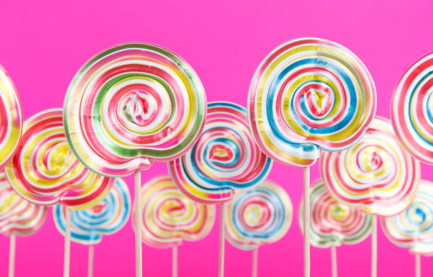 Close up of colorful candy
