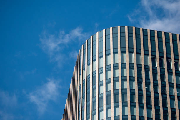 istock Abstract background architecture lines. modern architecture detail 1206827479