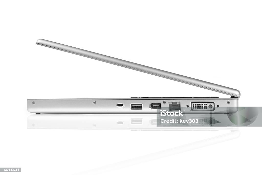 Laptop Computer Side View Stock Photo - Download Image Now - Business ...
