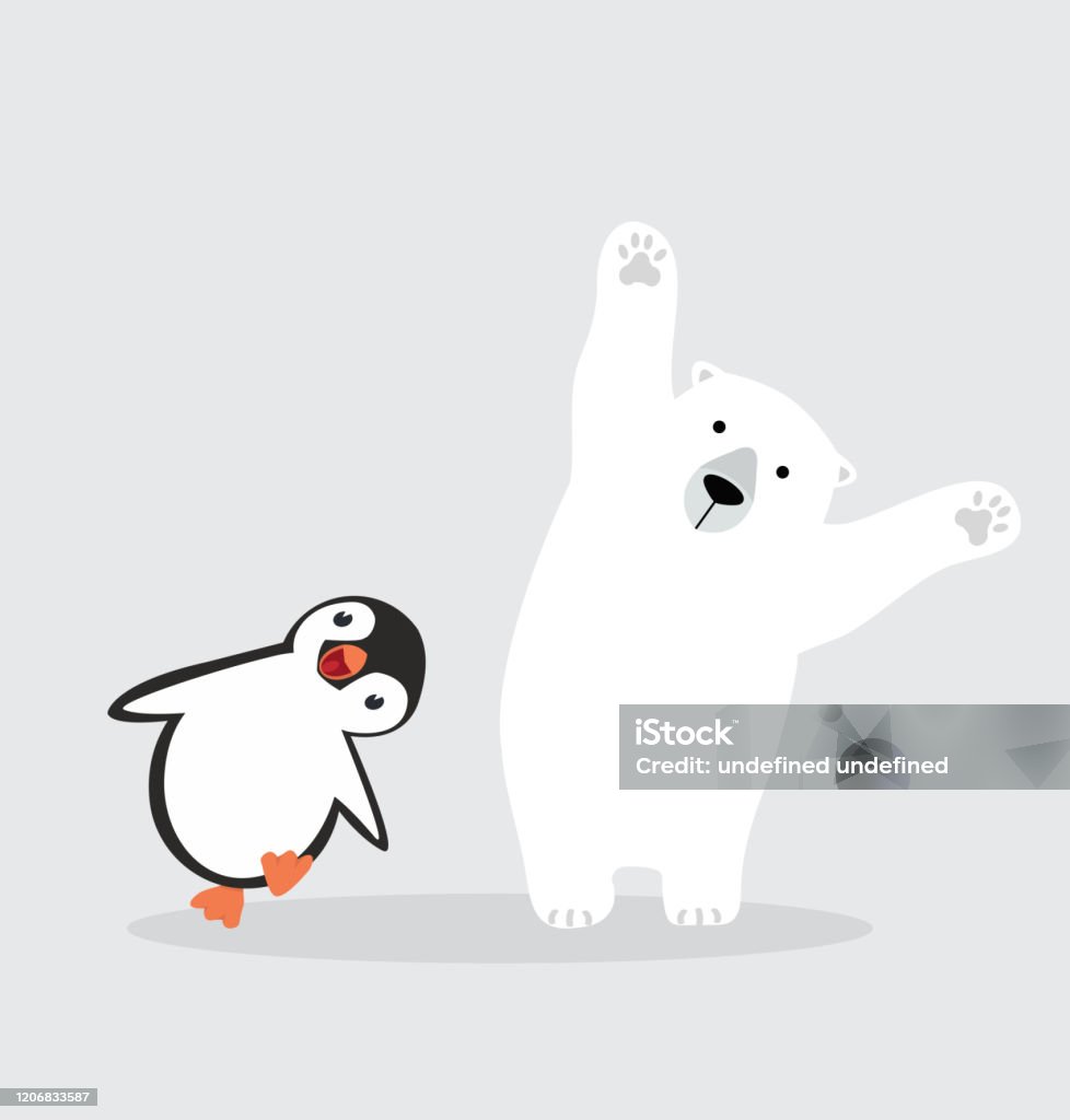 Panguin Với Vectơ Gấu Bắc Cực Hình minh họa Sẵn có - Tải xuống ...