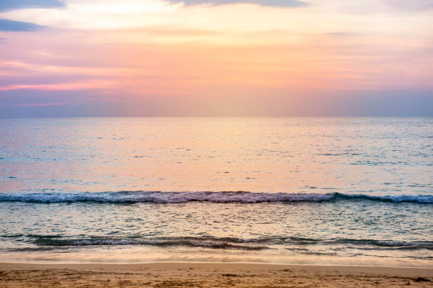 istock Sunset at the beach, nature concept background 1206834324