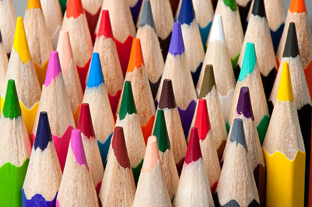 istock Set of color pencils 120683699