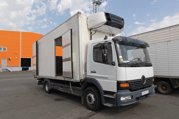 istock Refrigerated Cargo Truck 1206841964