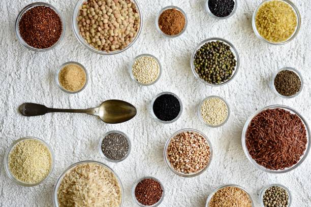 istock glass bowls with spices and grains 1206845125