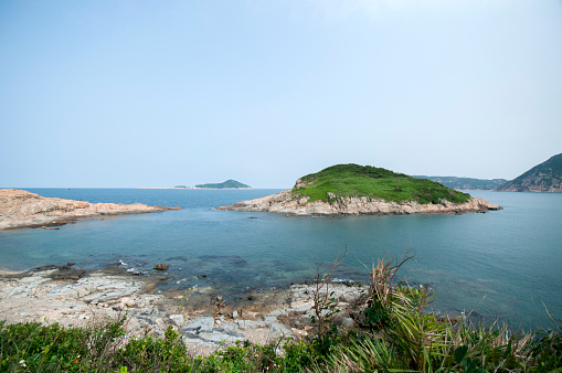 The seascape of Hong Kong Cape D'Aguilar area