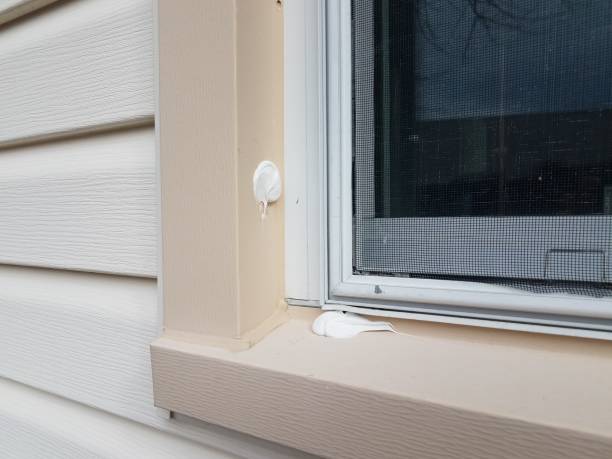 istock filled hole or damage in metal window frame 1206851708