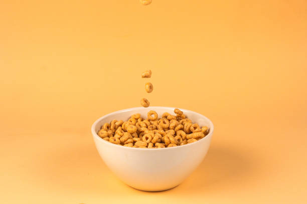 istock Honey rings cereal box for morning breakfast. 1206855242