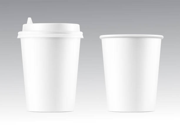 istock Realistic blank paper cup mockup. Coffee to go, take out mug. 1206861738