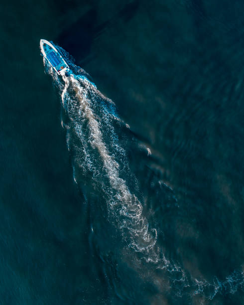 istock Drone View of Boats in water 1206863659