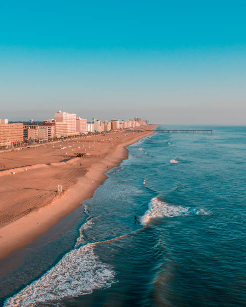 istock Drone view of the beach 1206863716