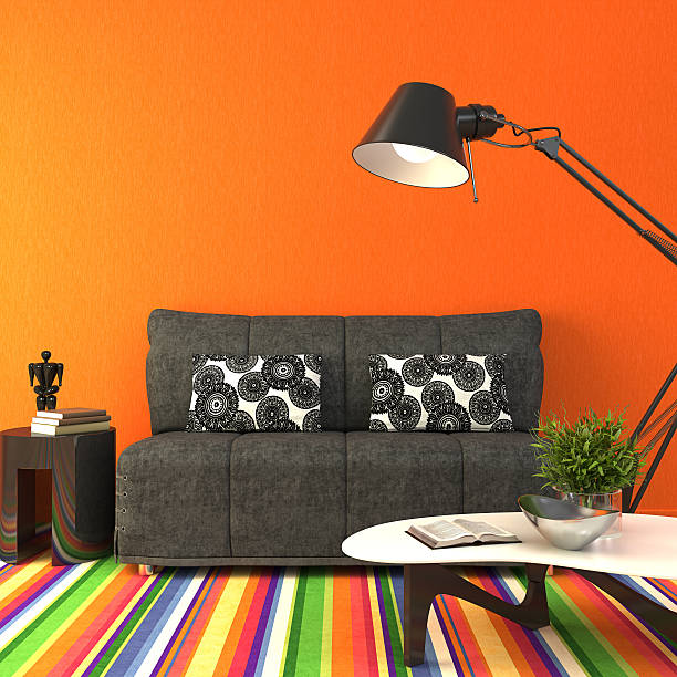 istock Modern colorful living-room. 120686760