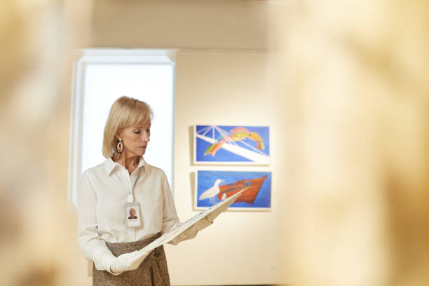 istock Art Gallery Manager in Museum 1206870315