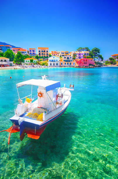 istock Assos village in Kefalonia, Greece 1206872963