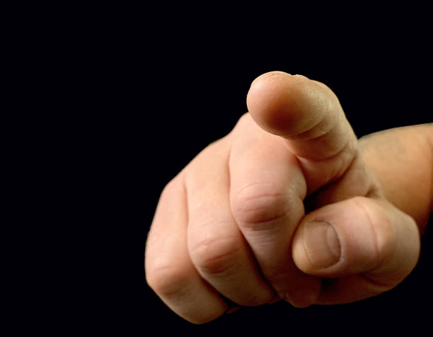 istock The index finger pushes the button from the inside. Finger touch to switch in space. A person turns on or off the system. Concept: start, stop. 1206876913
