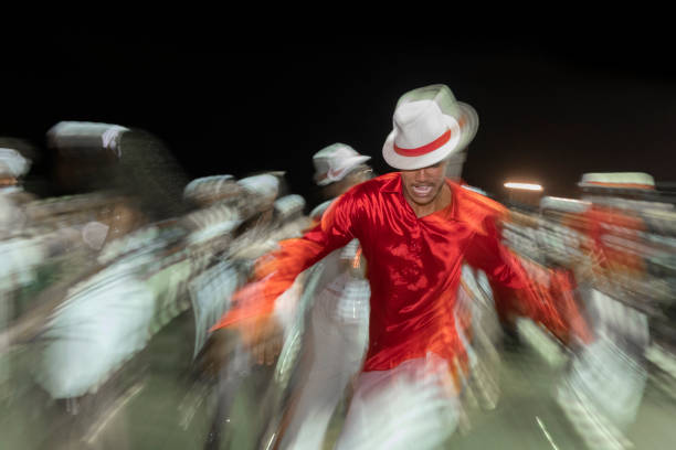 삼바 데 말랜드로 - samba school parade 뉴스 사진 이미지